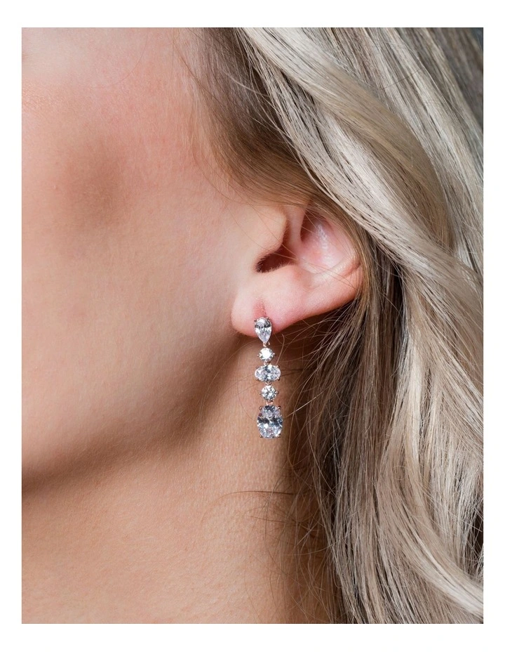 Iconic Bridal Christina Earrings Rose Gold