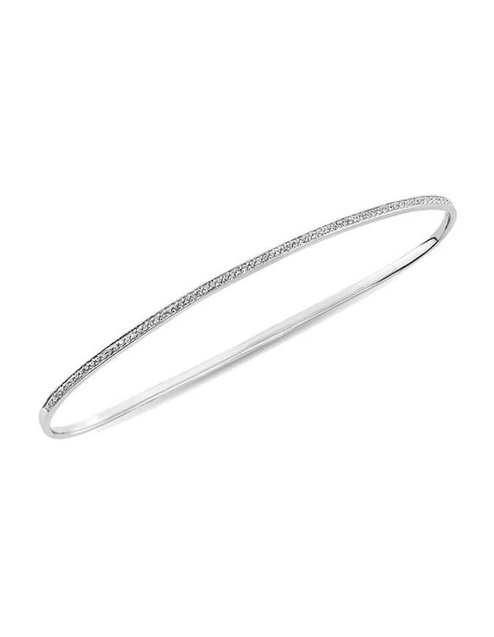 Naked Palm Cuff in Silver