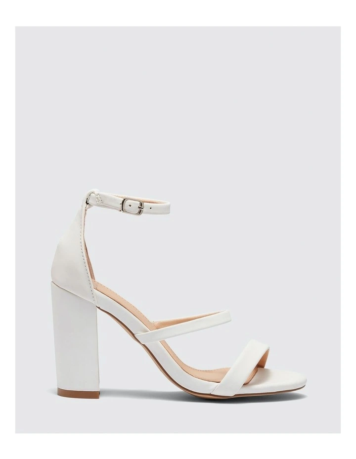 Montague Heels in White