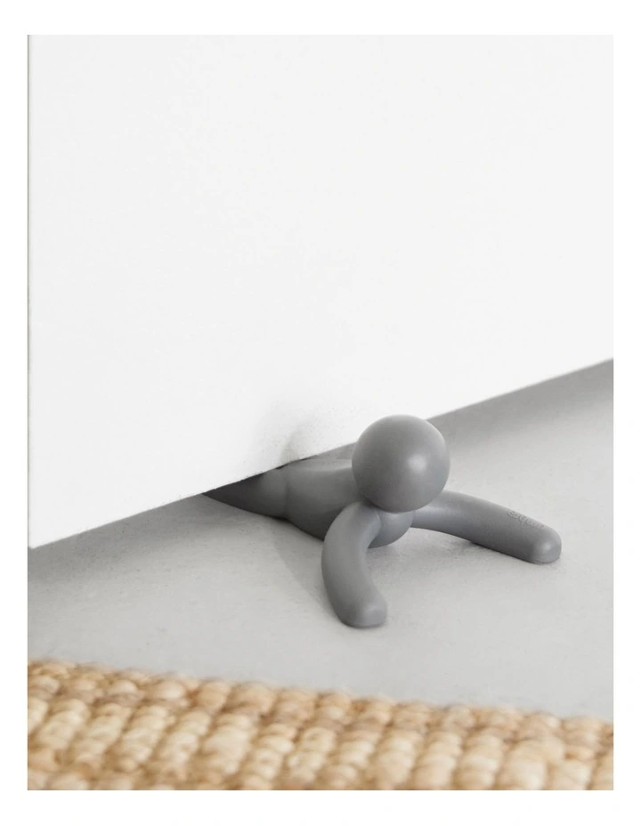 Buddy Doorstop 15x6x11cm in Charcoal
