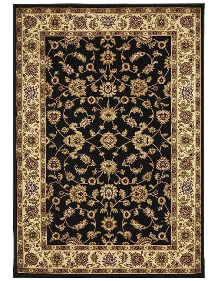 Sydney Collection Classic Rug in Black