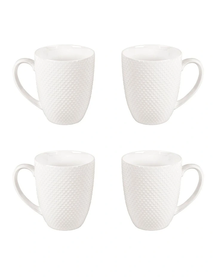 Prominence4-piece Mug Set White