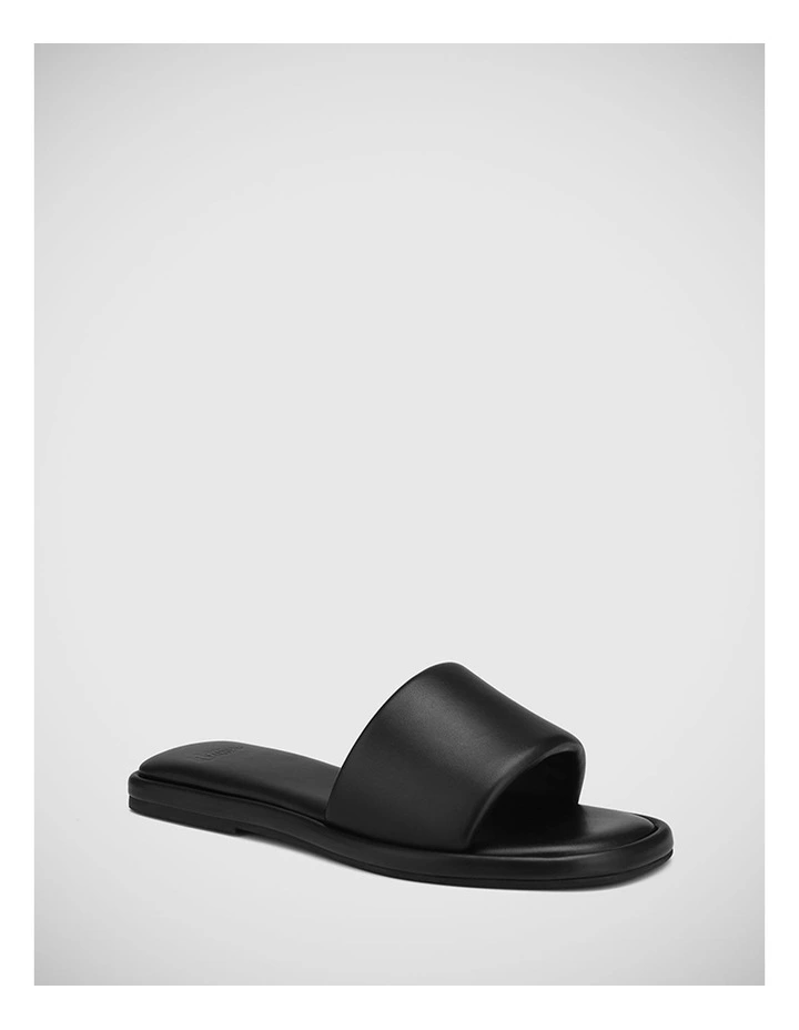 Daya Leather Sandal in Black