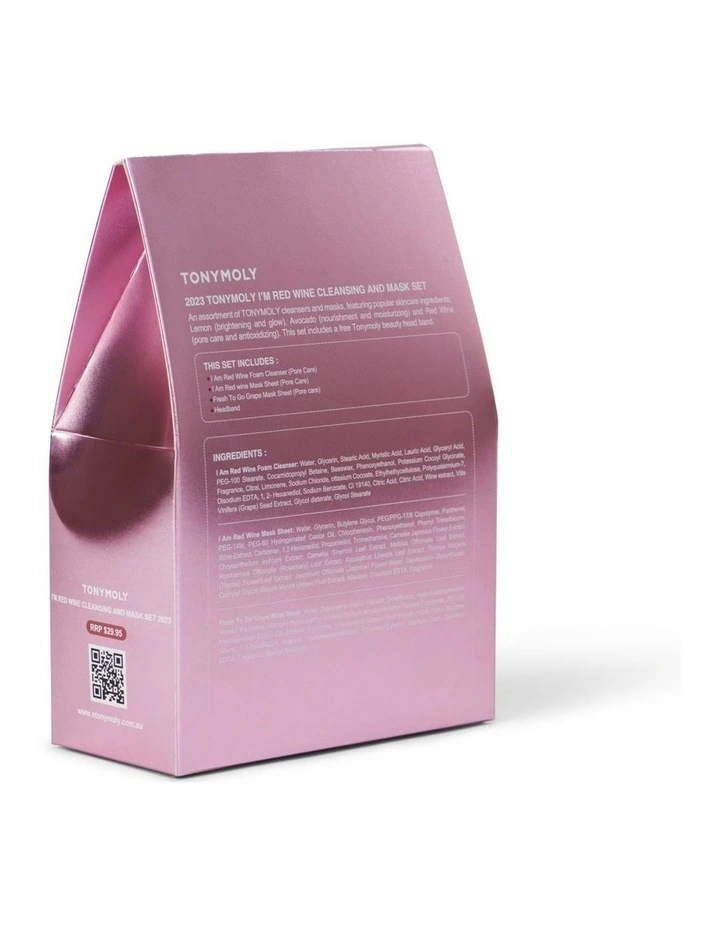 I'm Red Wine Foam Cleanser & Mask Set