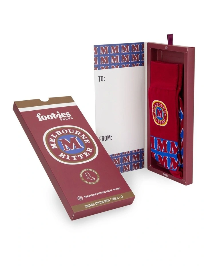 Gift Card Organic Cotton Sock in Red