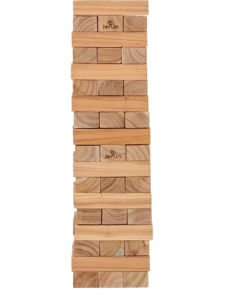 54 Piece Outdoor Giant Wooden Block Game 81cm