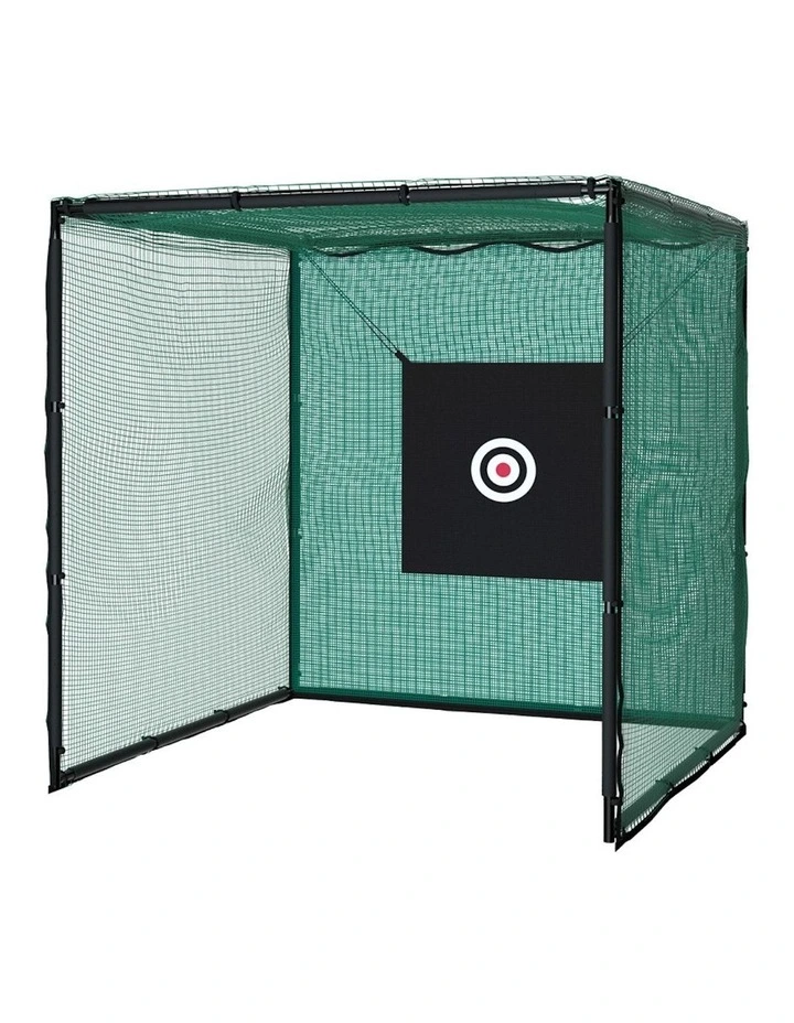 Golf Practice Cage 3M with Steel Frame in Green