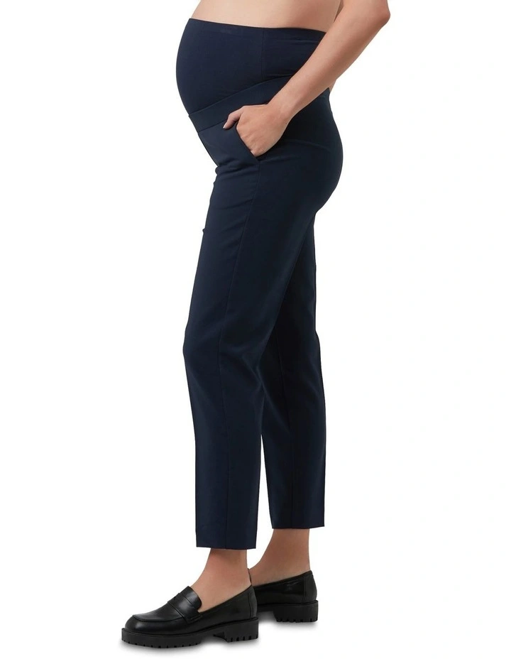 Alexa Classic Crop Pant in Navy