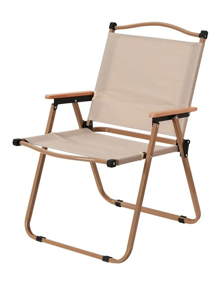 Steel Outdoor Chair in Brown