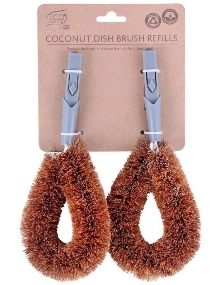 Eco Basics Coconut Dish Brush 20.5cm in Brown