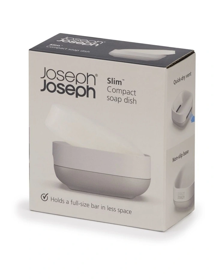 Slim Compact Soap Dish in Ecru