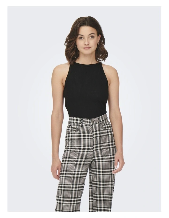 Emma Sleeveless Top in Black