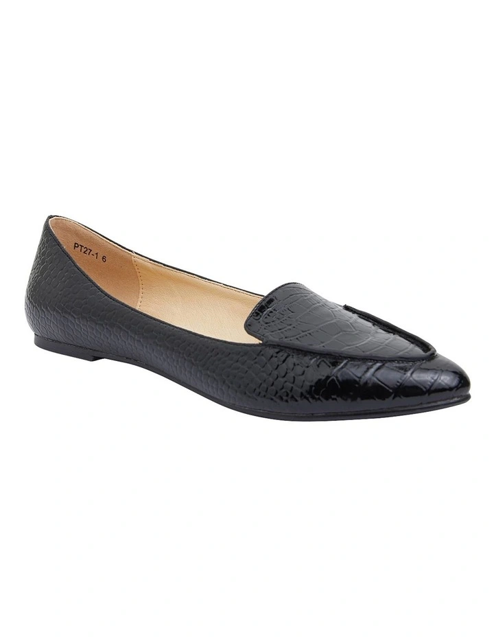 Reno Black Croc Patent