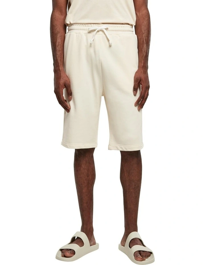 Low Crotch Sweat Shorts in White