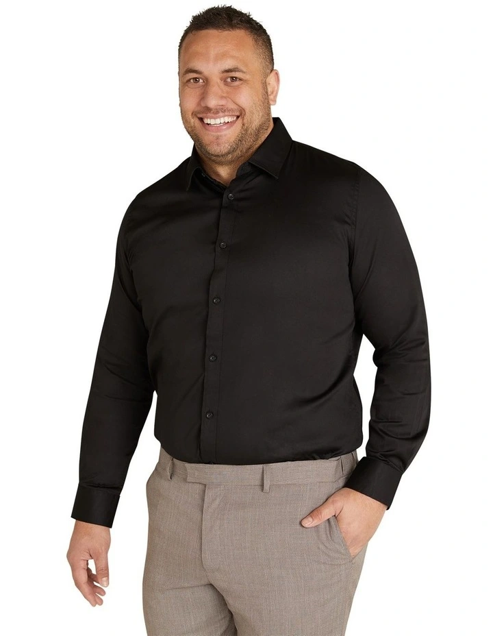 Bahamas Stretch Shirt in Black