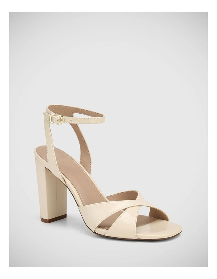 Rimini Leather Sandal in Ivory
