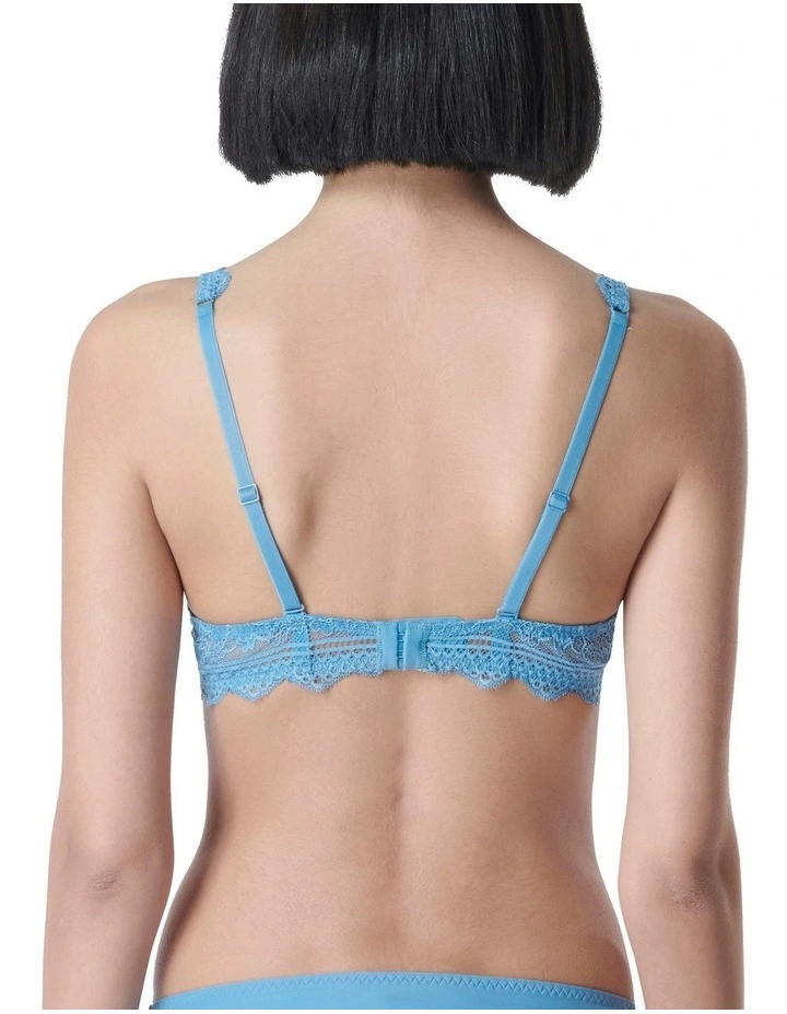 Freesia Underwired Triangle Bra in Blue