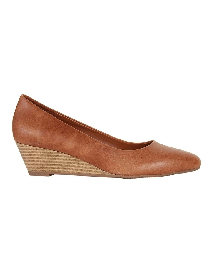 Henry Heeled Shoes in Cognac Leather