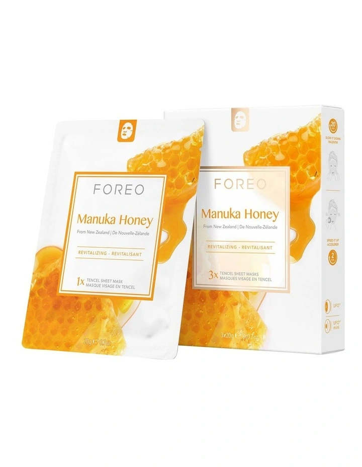 Manuka Honey Farm To Face Sheet Mask 3 Pack