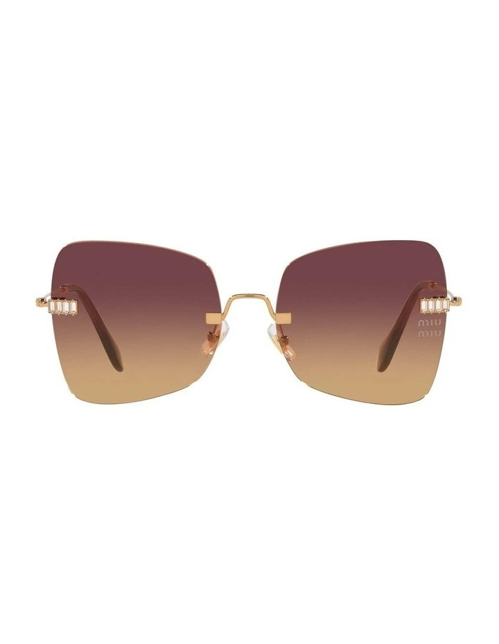 MU 50WS Yellow Sunglasses