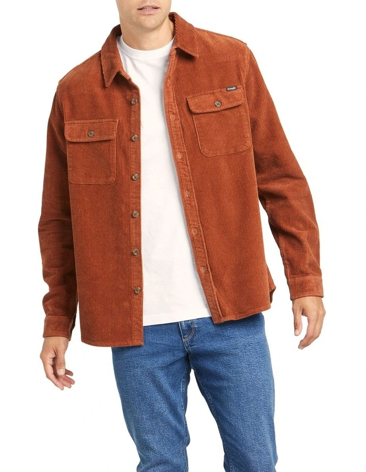 Parallels Shirt in Scorched Earth