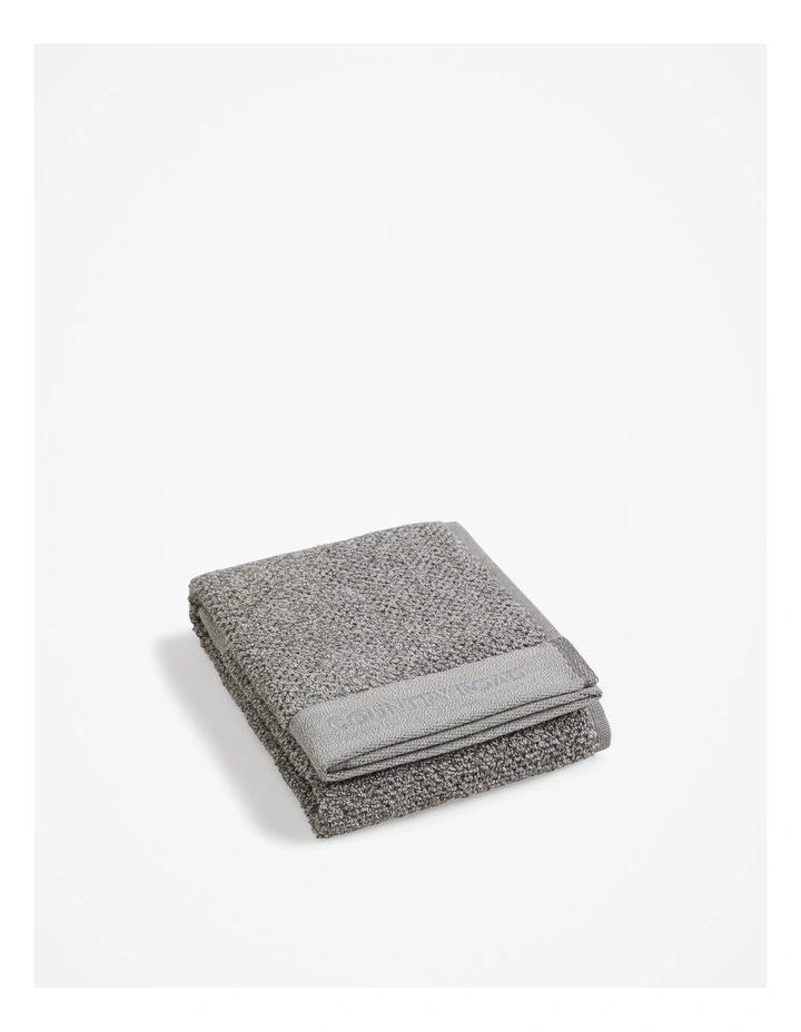 Calo Australian Cotton Hand Towel in Grey Marle