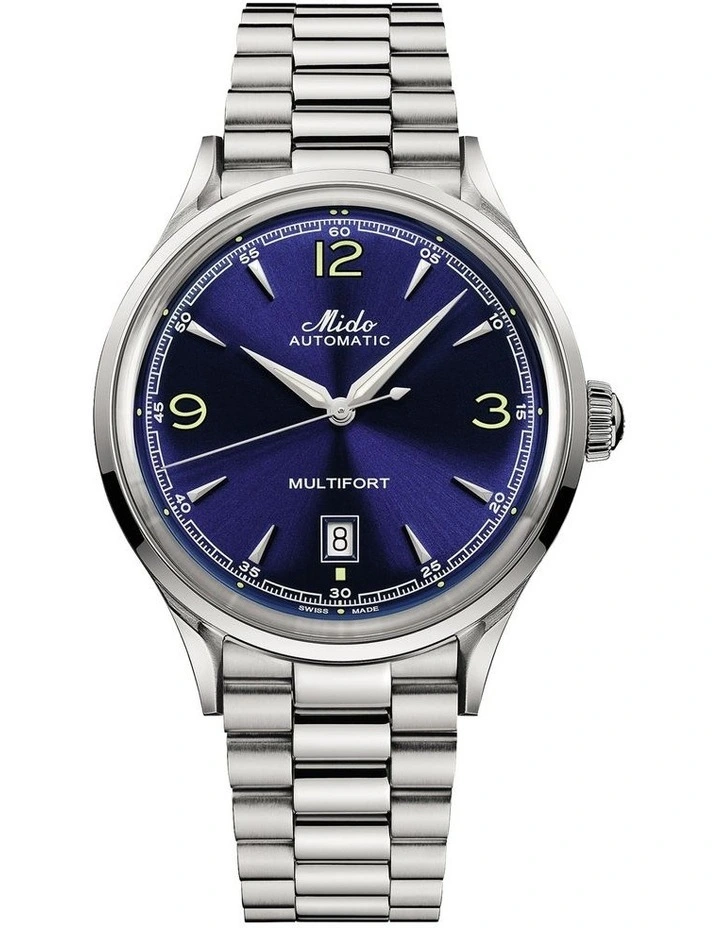 Multifort Powerwind Swiss watch in Blue