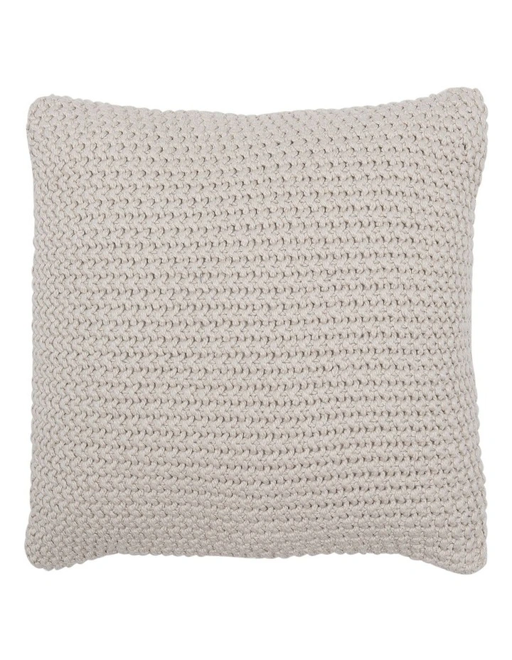 Norwood Knitted Cushion Moonbeam