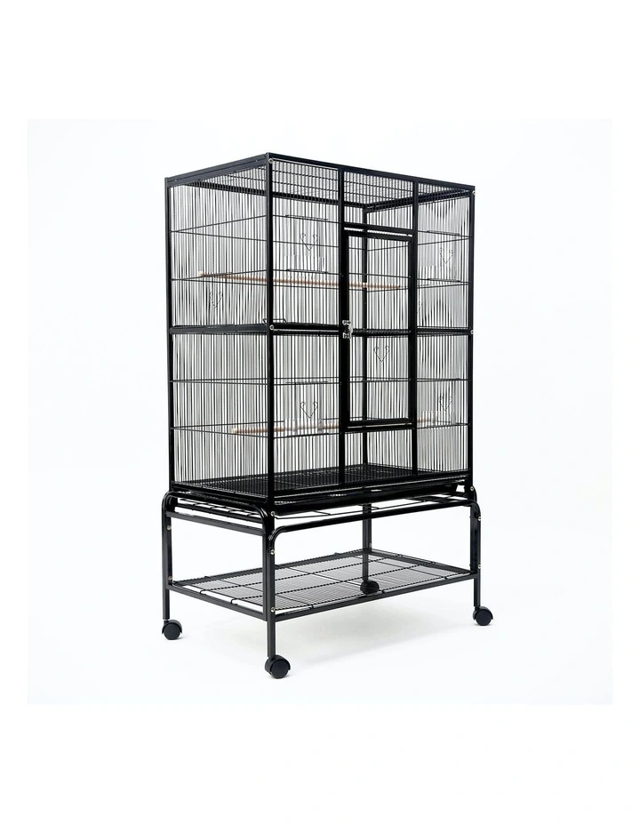 Parrot Aviary Melody Bird Cage 137cm in Black