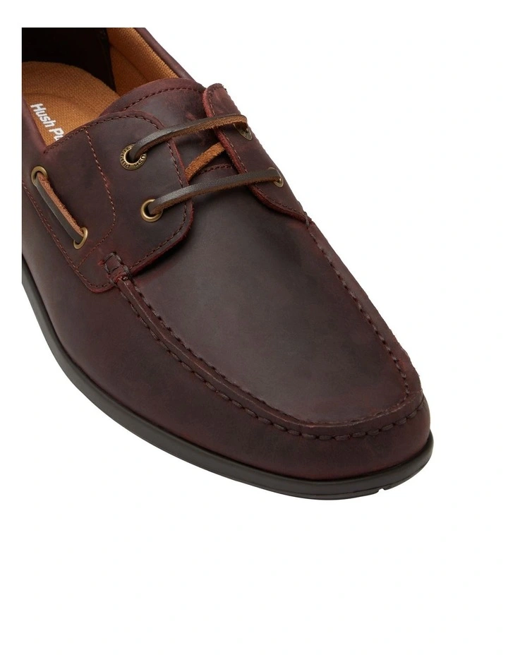 Flood Boat Leather Shoes in Port Wild