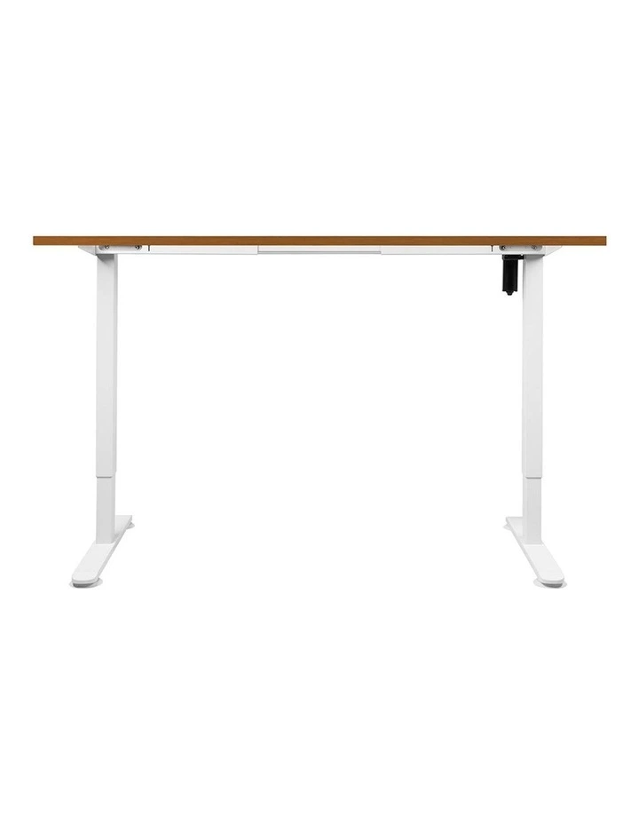 Motorised Height Adjustable Standing Desk 140cm in Natural