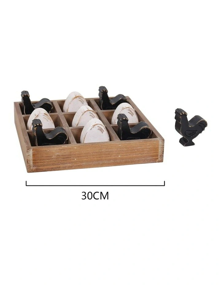 Chicken & Egg Noughts & Crosses Decor Game