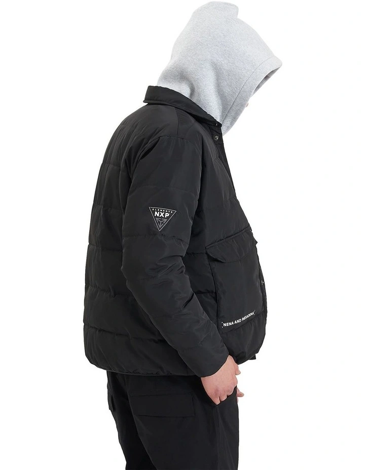 Context Puffer Shirt in Black