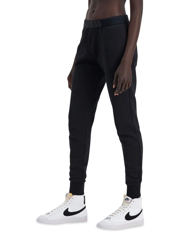 Originals Logo Skinny Trackie Pants in Black