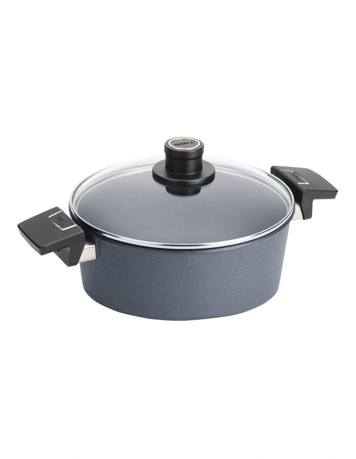 Diamond Lite Induction Casserole with Lid 24cm 4L in