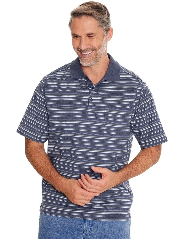 Kyo Kinnersly Polo Shirt in Denim