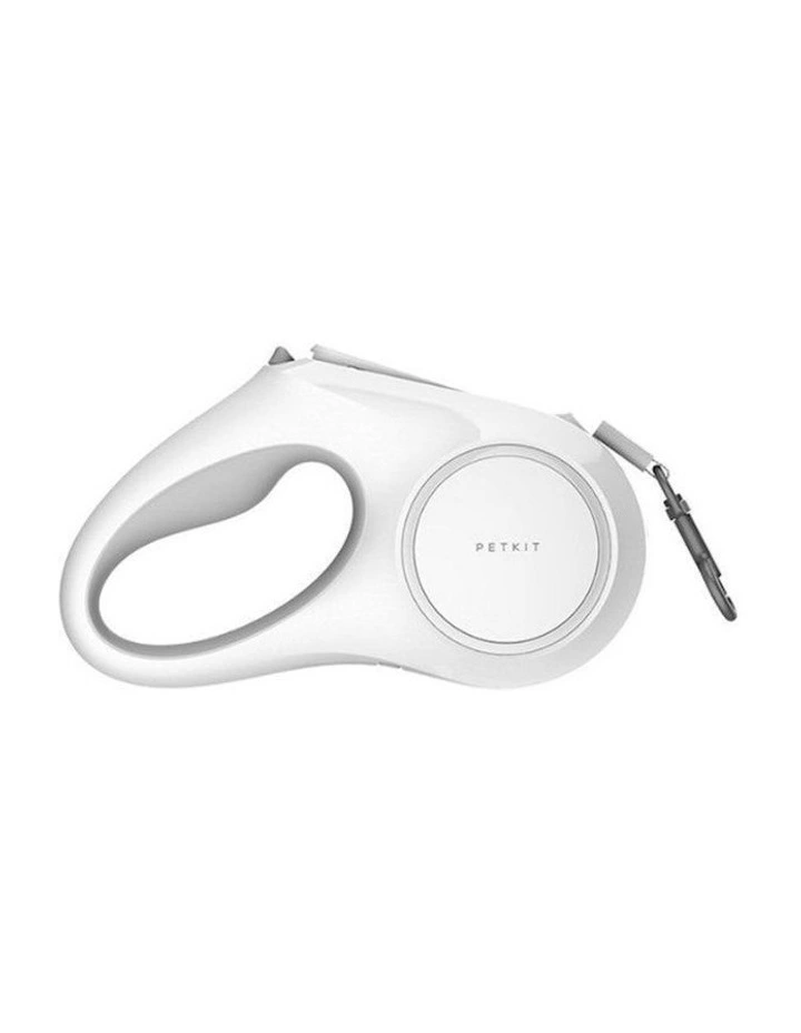 Go Free Dog Retractable 3 Meter Leash in White