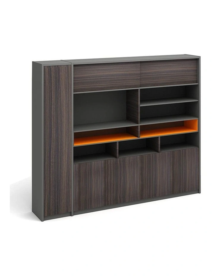 Raddix Display Unit 240cm in Brown