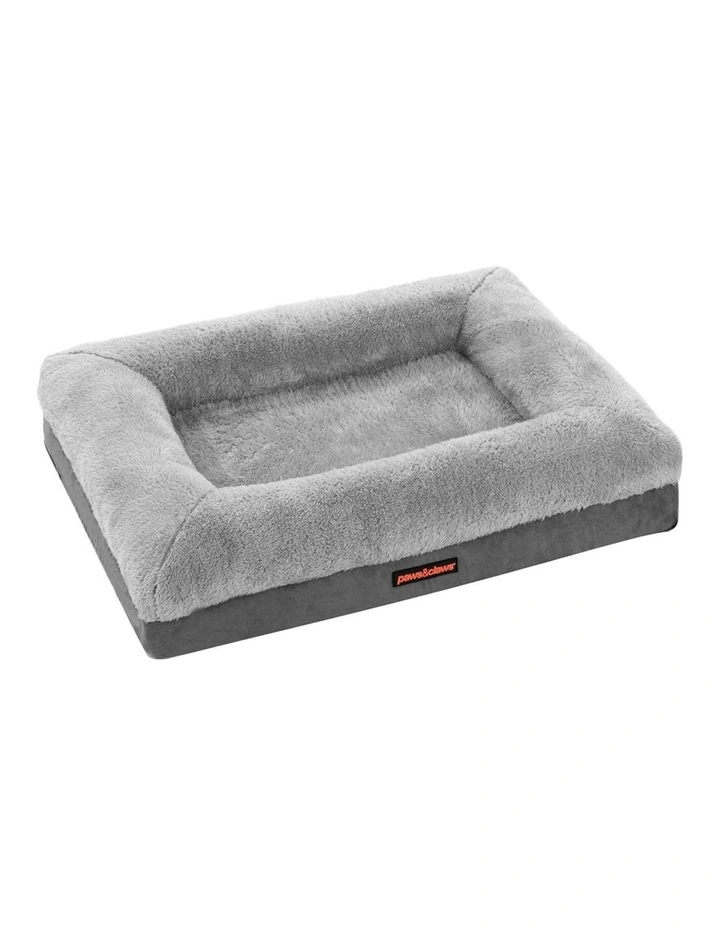 Winston Walled Pet Bed 70x50cm Grey