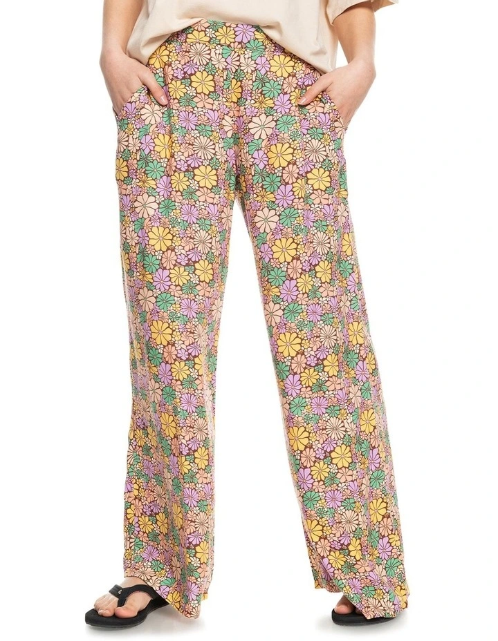 Midnight Avenue Elasticated Waist Trousers in Root Beer