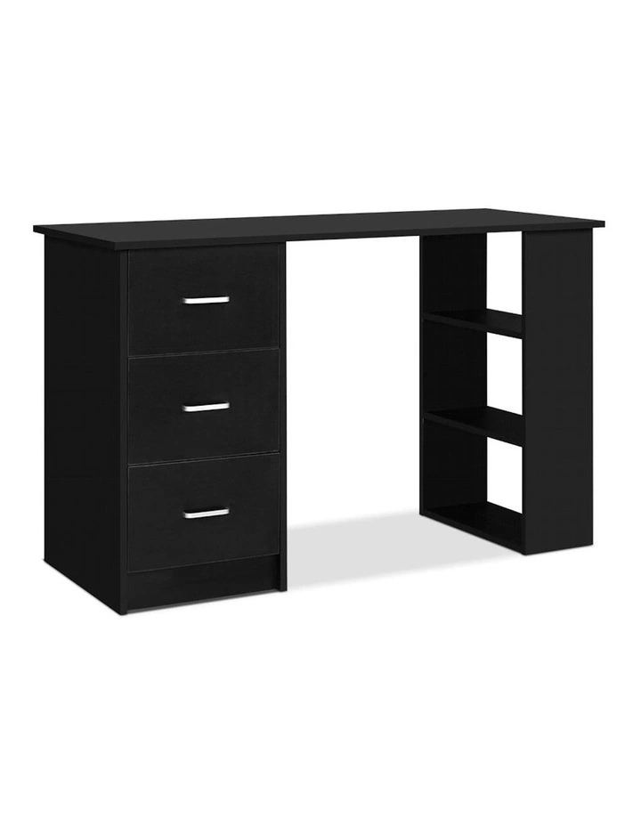 Drawer Computer Desk 120cm in Black