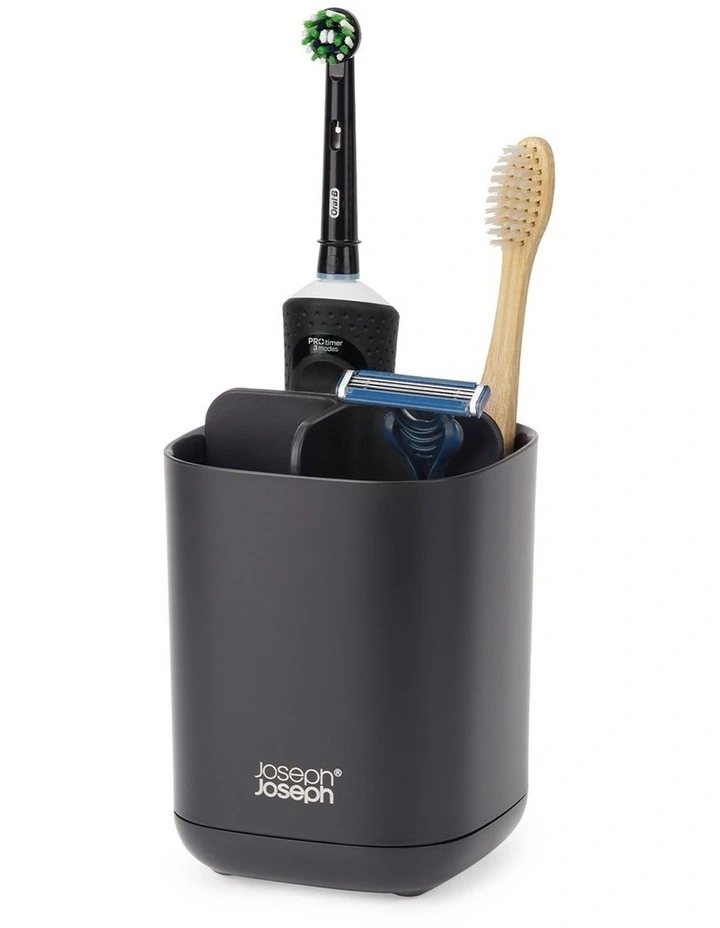 Easy Store Toothbrush Caddy in Black