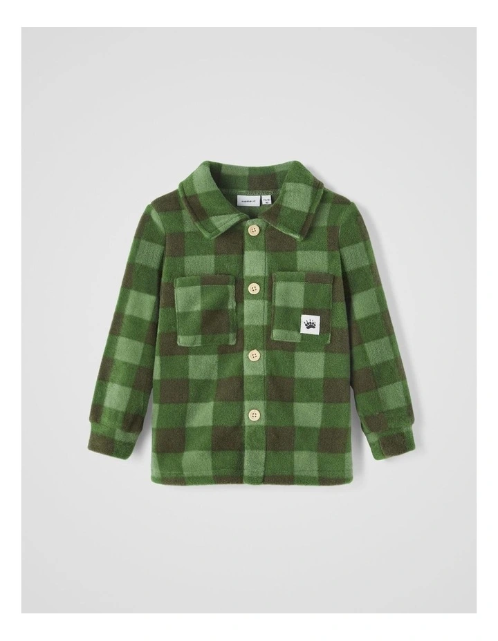 Larke Teddy Cardigan in Green