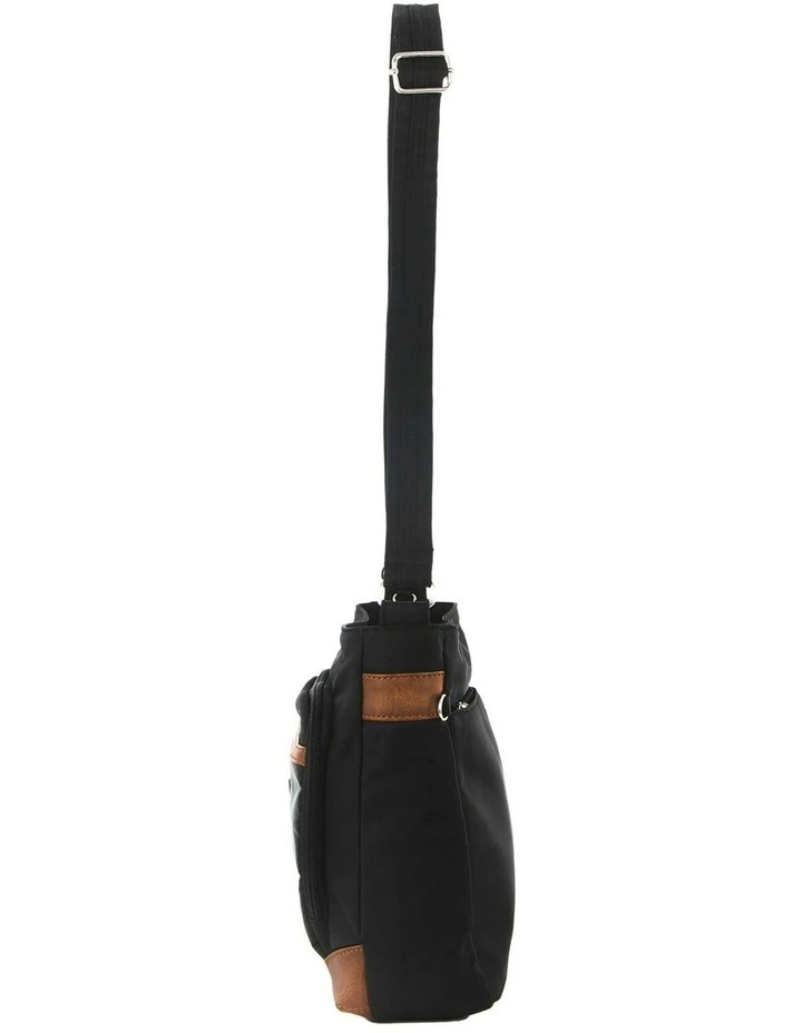 Pierre Cardin Anti-Theft Square Cross-Body Bag in Black