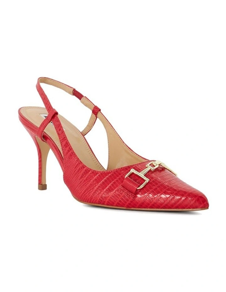 Capture Slingback Pump in Red