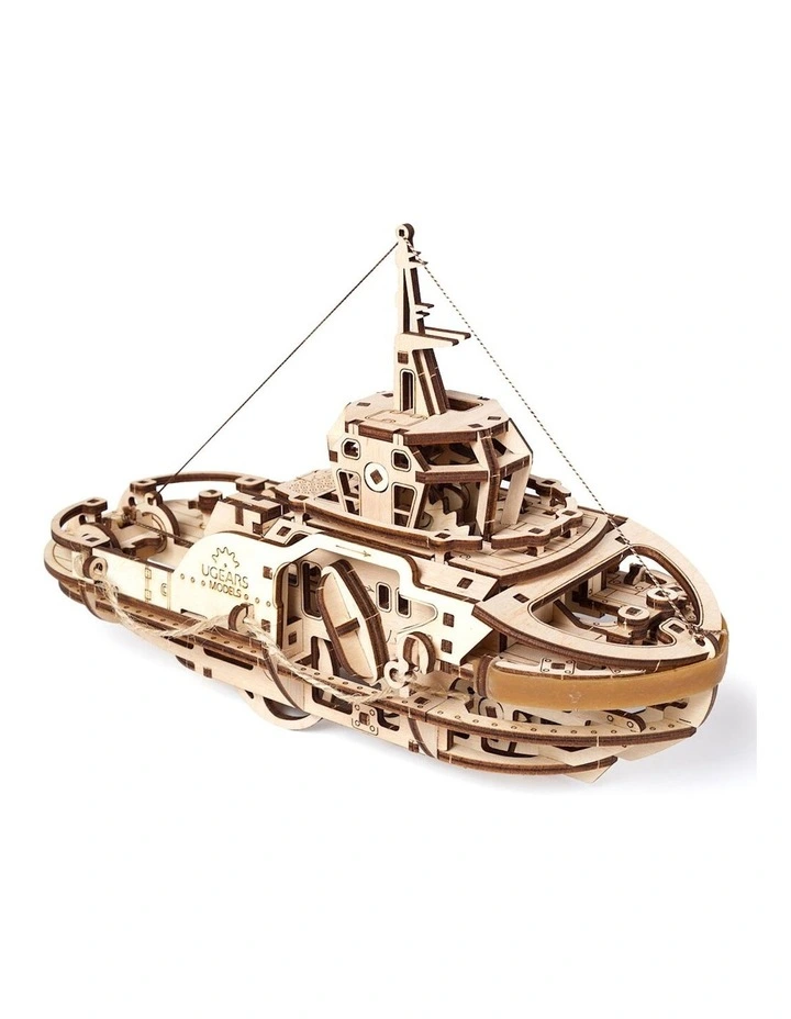 Tugboat 169 Piece Wooden 3D Puzzle Gift Set