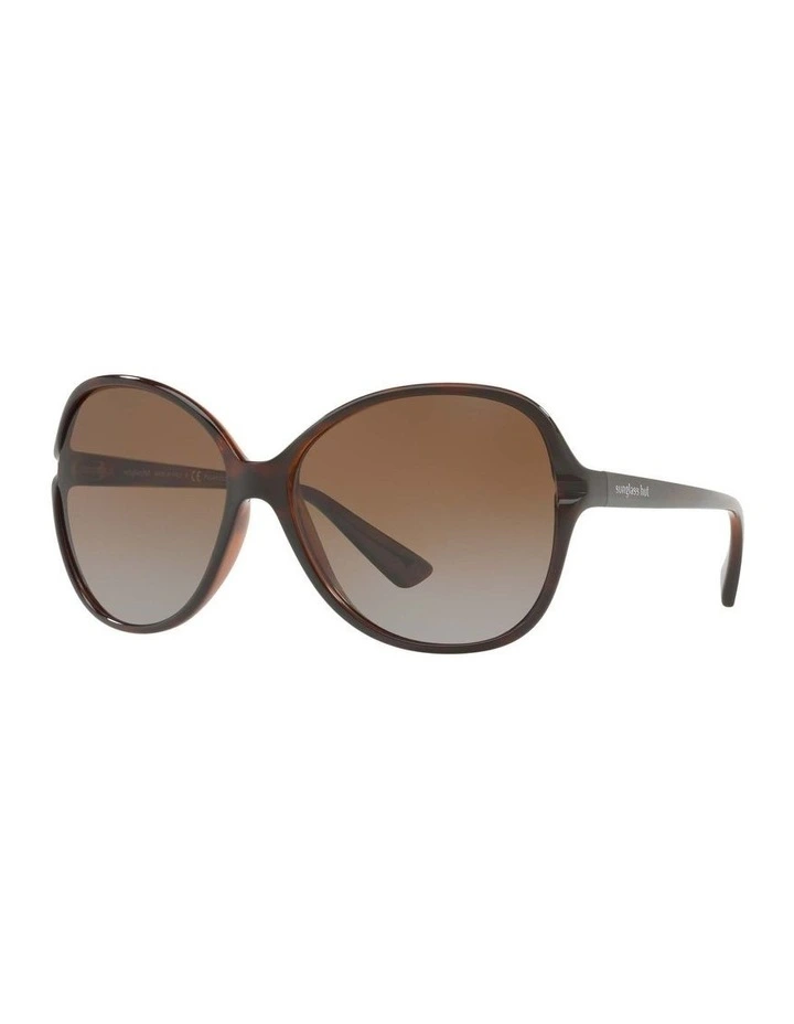 HU2001 Brown Polarised Sunglasses