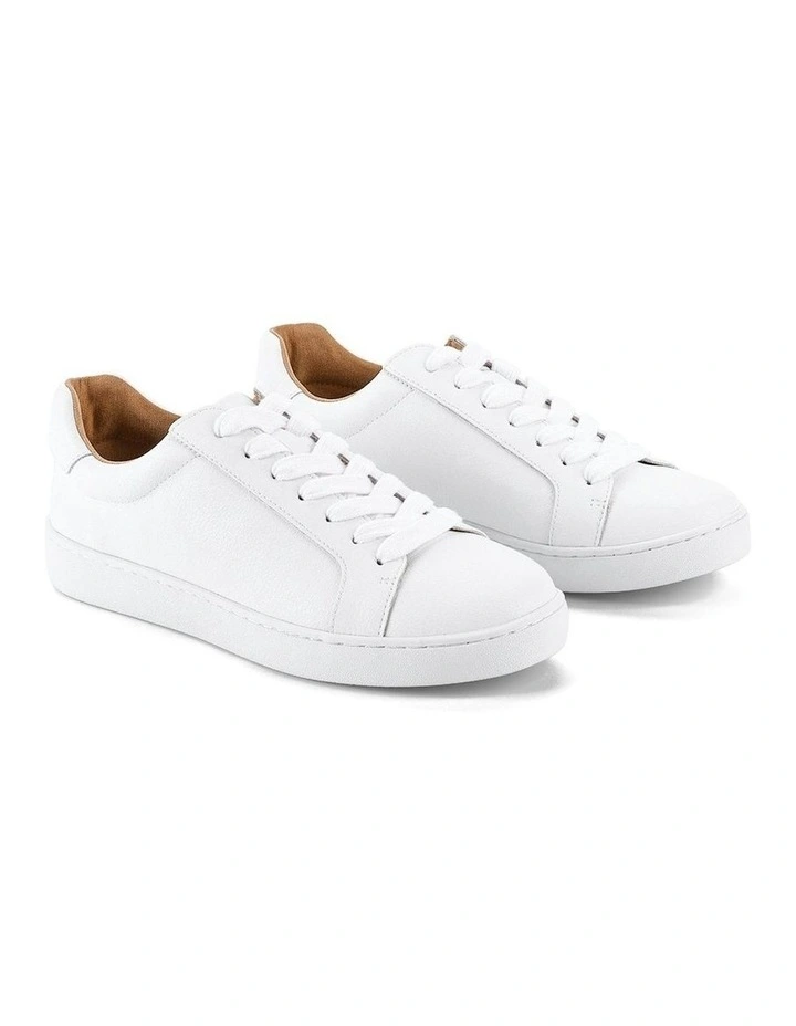 Monarch Leather Sneaker in White
