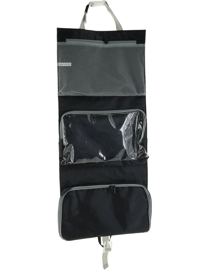 Travel Hanging Toiletry Case in Black