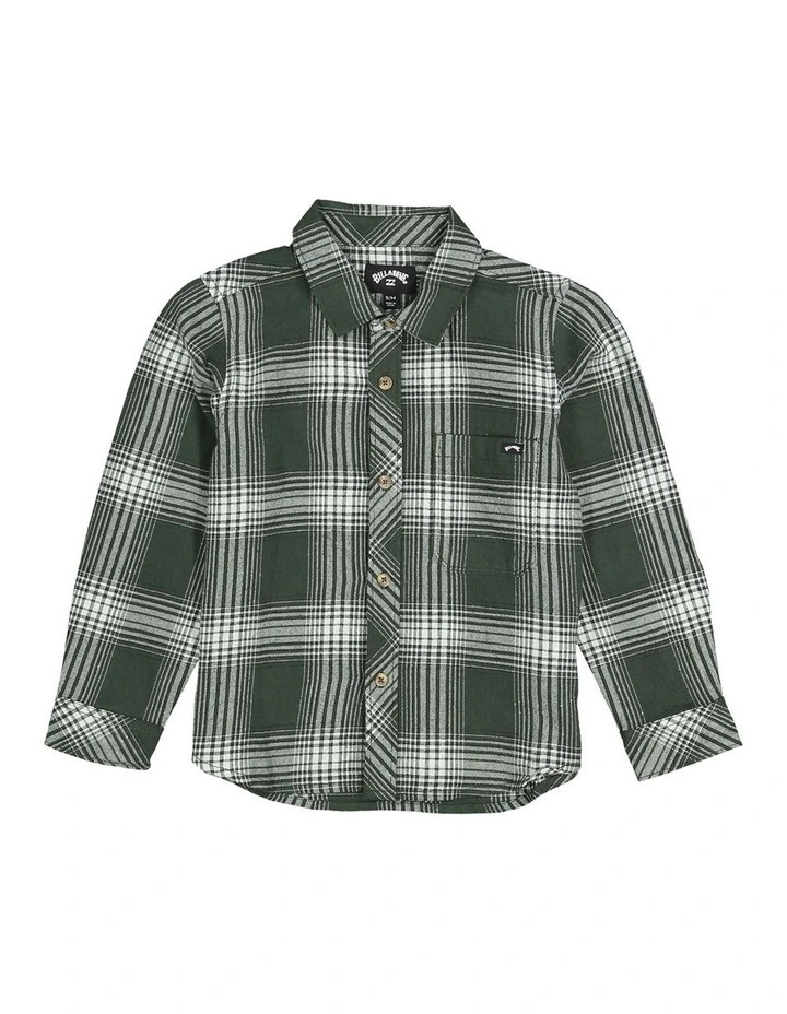Coastline Flannel Shirt in Dusty Forest